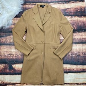 Express Camel Coat Wool Blend